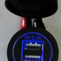 CARGADOR USB 12-24V REDONDO